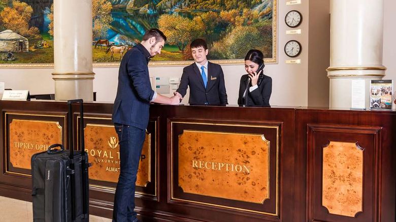 <b>Royal Tulip Almaty Lobby</b>. Images powered by <a href="https://iceportal.shijigroup.com/" title="IcePortal" target="_blank">IcePortal</a>.