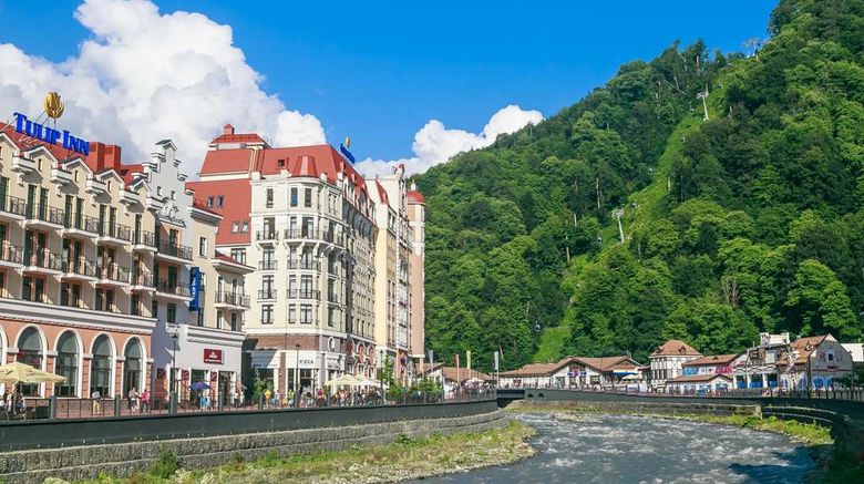 <b>Tulip Inn Rosa Khutor Exterior</b>. Images powered by <a href="https://iceportal.shijigroup.com/" title="IcePortal" target="_blank">IcePortal</a>.