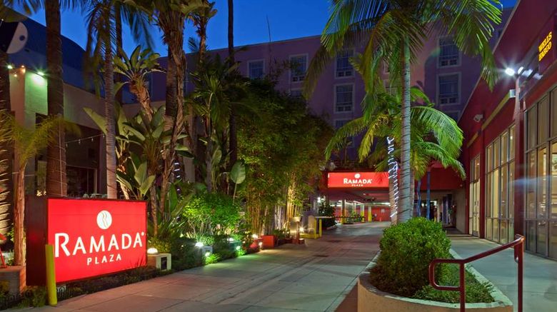 <b>Ramada Plaza West Hollywood Hotel/Suites Exterior</b>. Images powered by <a href="https://iceportal.shijigroup.com/" title="IcePortal" target="_blank">IcePortal</a>.