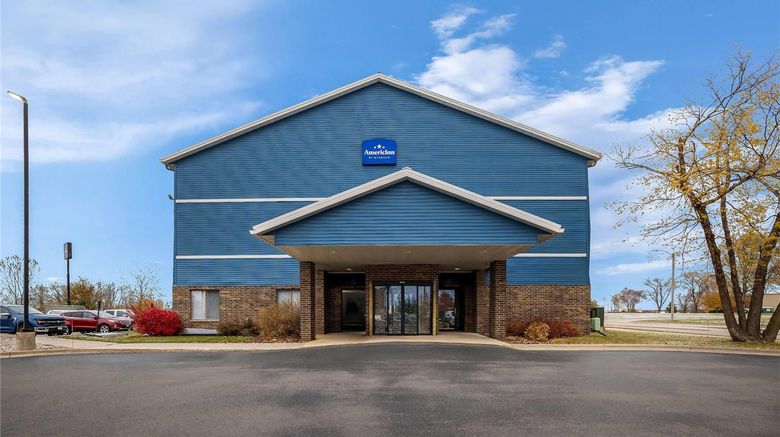 <b>AmericInn by Wyndham Columbus Exterior</b>. Images powered by <a href="https://iceportal.shijigroup.com/" title="IcePortal" target="_blank">IcePortal</a>.