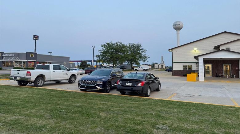 <b>Super 8 Mendota Exterior</b>. Images powered by <a href="https://iceportal.shijigroup.com/" title="IcePortal" target="_blank">IcePortal</a>.