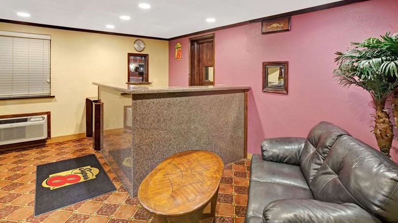 <b>Super 8 Shawnee Lobby</b>. Images powered by <a href="https://iceportal.shijigroup.com/" title="IcePortal" target="_blank">IcePortal</a>.