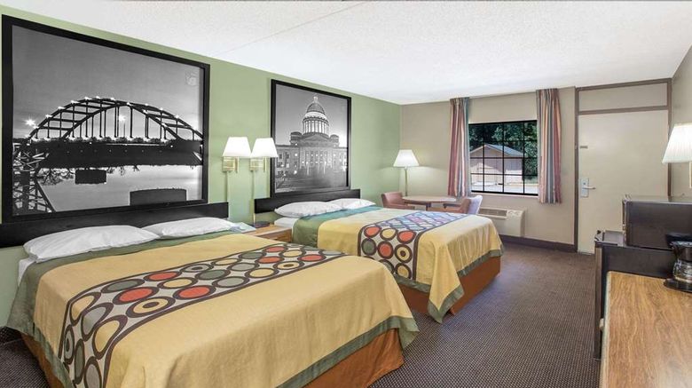 <b>Super 8 Clarksville Room</b>. Images powered by <a href="https://iceportal.shijigroup.com/" title="IcePortal" target="_blank">IcePortal</a>.