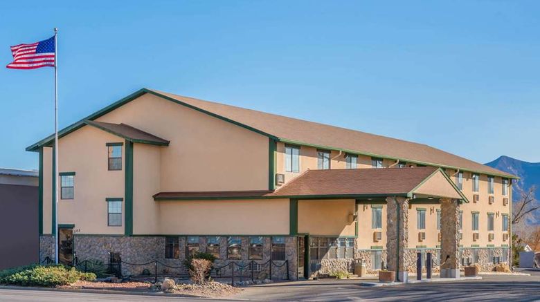 <b>Super 8 Cortez/Mesa Verde Area Exterior</b>. Images powered by <a href="https://iceportal.shijigroup.com/" title="IcePortal" target="_blank">IcePortal</a>.