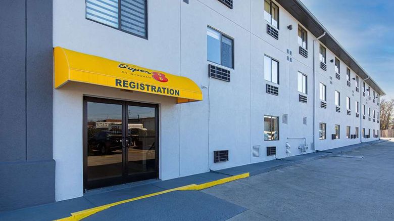 <b>Super 8 Johnson City Exterior</b>. Images powered by <a href="https://iceportal.shijigroup.com/" title="IcePortal" target="_blank">IcePortal</a>.