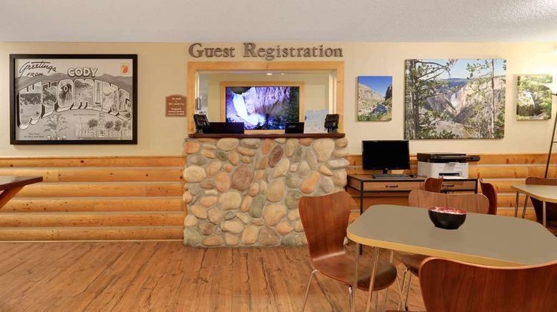 <b>Super 8 Cody Lobby</b>. Images powered by <a href="https://iceportal.shijigroup.com/" title="IcePortal" target="_blank">IcePortal</a>.