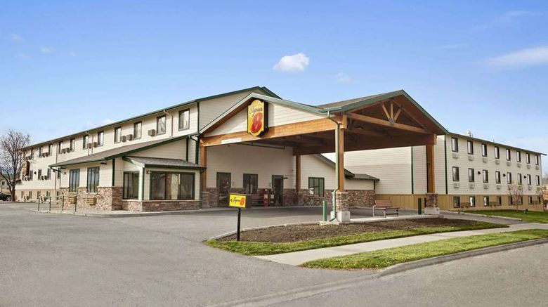 <b>Super 8 Bozeman Exterior</b>. Images powered by <a href="https://iceportal.shijigroup.com/" title="IcePortal" target="_blank">IcePortal</a>.