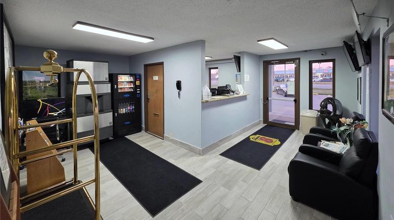 <b>Super 8 Emporia Lobby</b>. Images powered by <a href="https://iceportal.shijigroup.com/" title="IcePortal" target="_blank">IcePortal</a>.