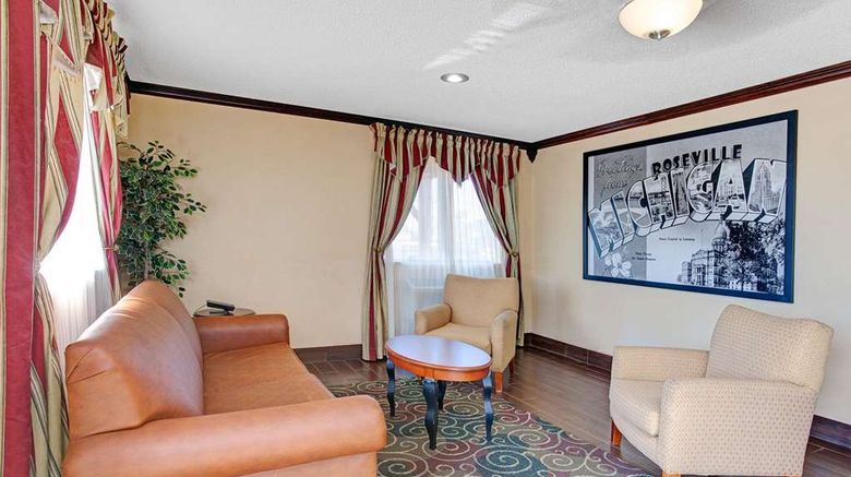 <b>Super 8 Roseville/Detroit Area Lobby</b>. Images powered by <a href="https://iceportal.shijigroup.com/" title="IcePortal" target="_blank">IcePortal</a>.