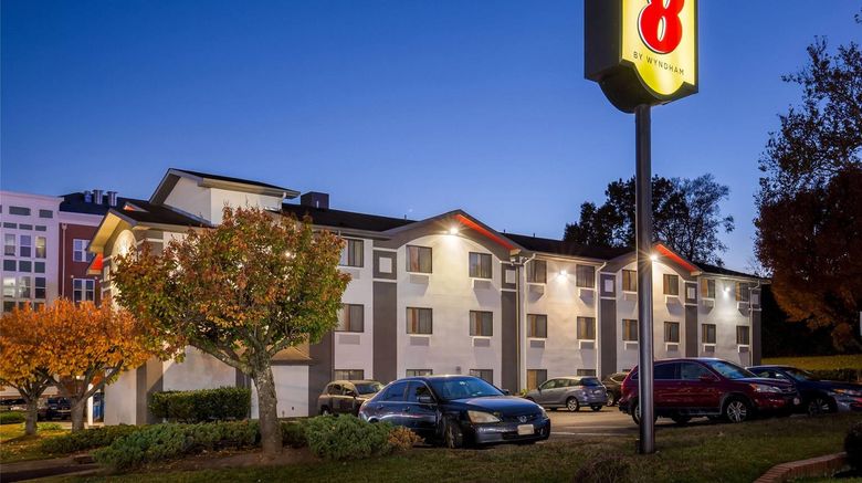 <b>Super 8 College Park/Wash DC Area Exterior</b>. Images powered by <a href="https://iceportal.shijigroup.com/" title="IcePortal" target="_blank">IcePortal</a>.
