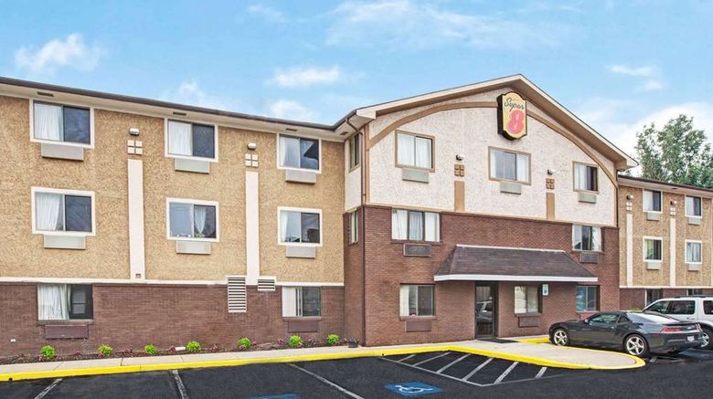 <b>Super 8 Baltimore/Essex Area Exterior</b>. Images powered by <a href="https://iceportal.shijigroup.com/" title="IcePortal" target="_blank">IcePortal</a>.