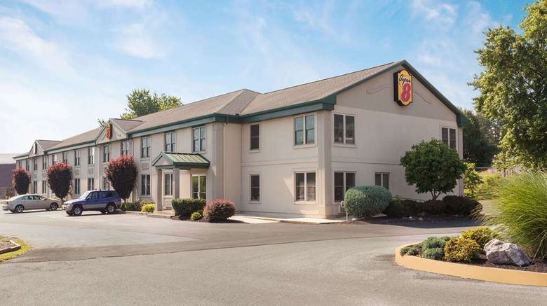<b>Super 8 Harrisburg Hershey West Exterior</b>. Images powered by <a href="https://iceportal.shijigroup.com/" title="IcePortal" target="_blank">IcePortal</a>.