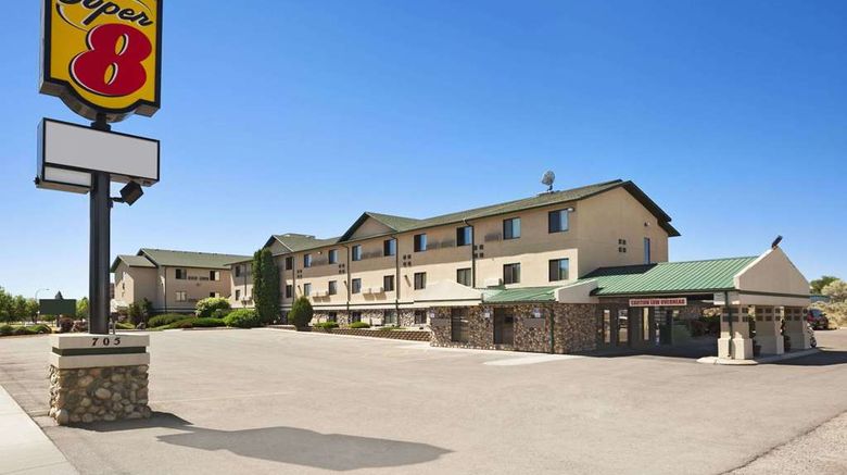 Super 8 Idaho Falls Exterior. Images powered by <a href="https://iceportal.shijigroup.com" target="_blank" rel="noopener">Ice Portal</a>.
