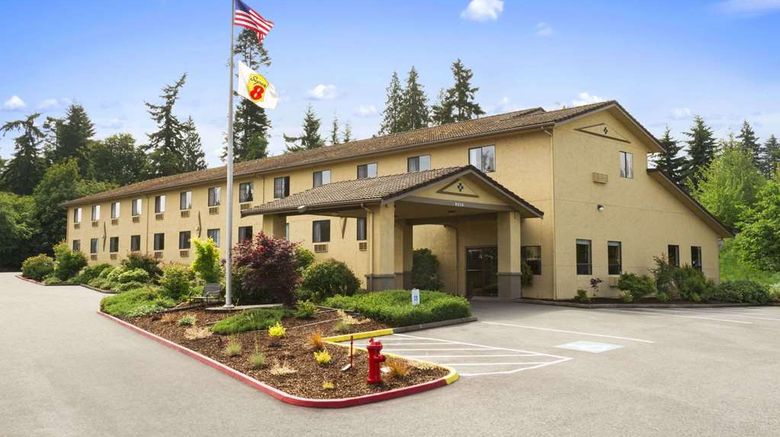 <b>Super 8 Port Angeles Exterior</b>. Images powered by <a href="https://iceportal.shijigroup.com/" title="IcePortal" target="_blank">IcePortal</a>.