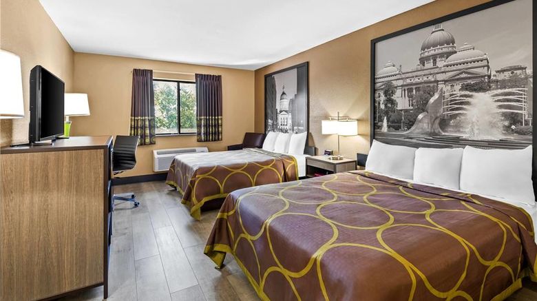 <b>Super 8 Terre Haute Room</b>. Images powered by <a href="https://iceportal.shijigroup.com/" title="IcePortal" target="_blank">IcePortal</a>.