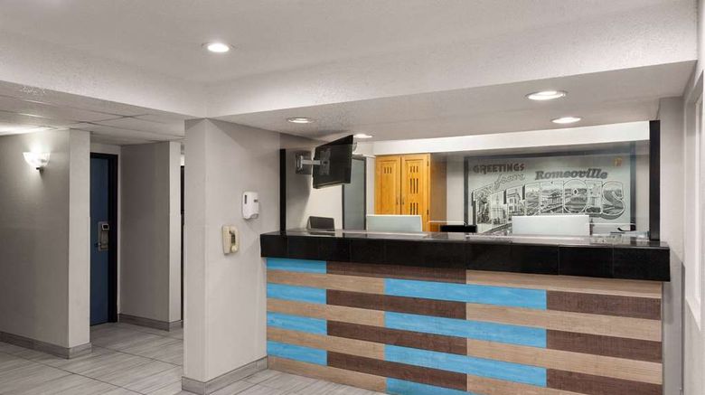<b>Super 8 Romeoville Bolingbrook Lobby</b>. Images powered by <a href="https://iceportal.shijigroup.com/" title="IcePortal" target="_blank">IcePortal</a>.
