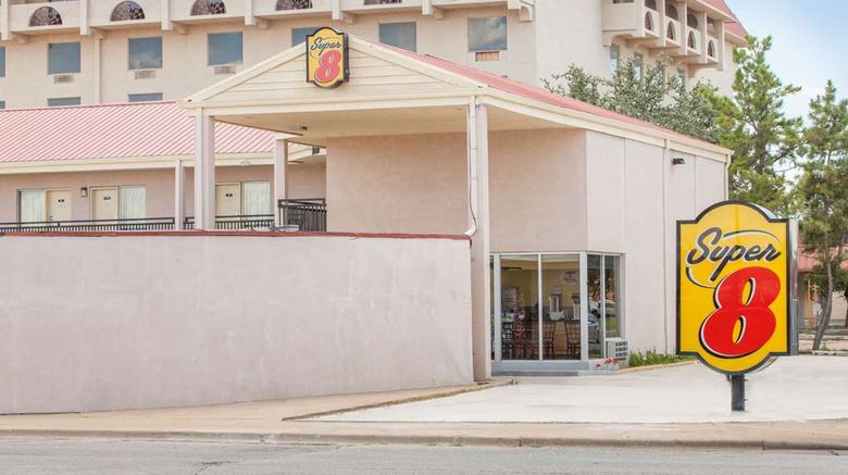 <b>Super 8 Lubbock Civic Center North Exterior</b>. Images powered by <a href="https://iceportal.shijigroup.com/" title="IcePortal" target="_blank">IcePortal</a>.