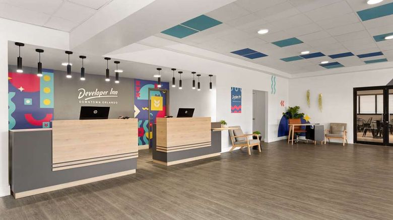 <b>Baymont by Wyndham Orlando North Millenia Lobby</b>. Images powered by <a href="https://iceportal.shijigroup.com/" title="IcePortal" target="_blank">IcePortal</a>.