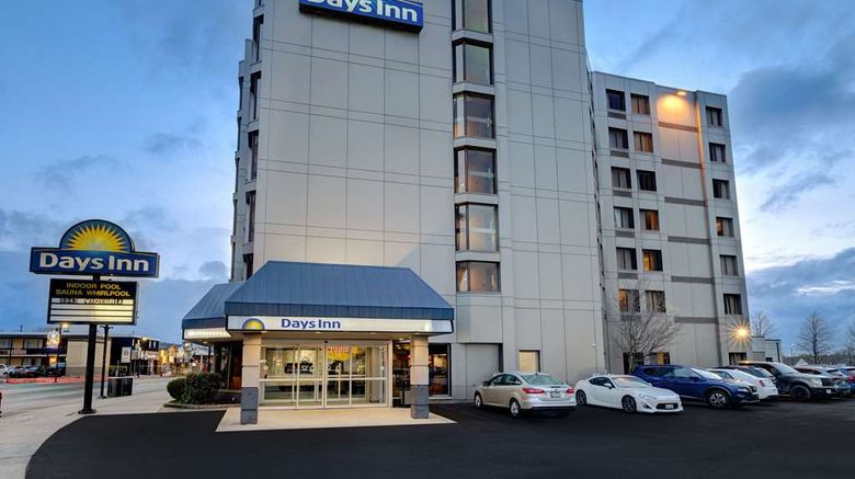 Days Inn Niagara Falls near The Falls Exterior. Images powered by <a href="https://iceportal.shijigroup.com" target="_blank" rel="noopener">Ice Portal</a>.