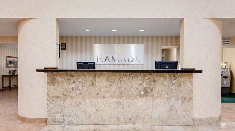 <b>Ramada Cleveland Airport West Lobby</b>. Images powered by <a href="https://iceportal.shijigroup.com/" title="IcePortal" target="_blank">IcePortal</a>.