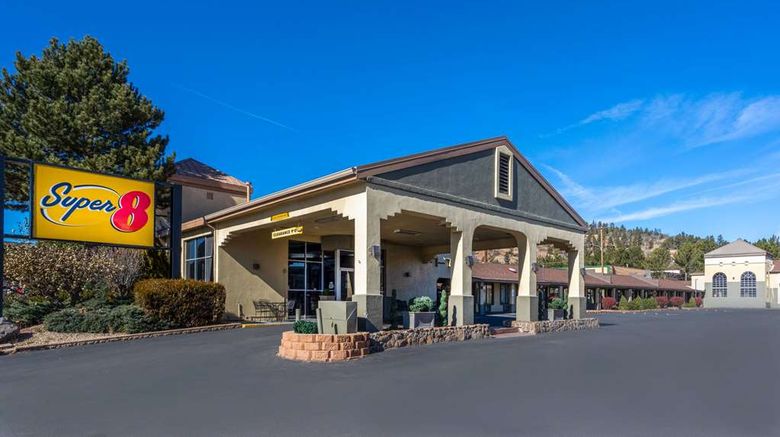 <b>Super 8 Conference Center NAU/Downtown Exterior</b>. Images powered by <a href="https://iceportal.shijigroup.com/" title="IcePortal" target="_blank">IcePortal</a>.