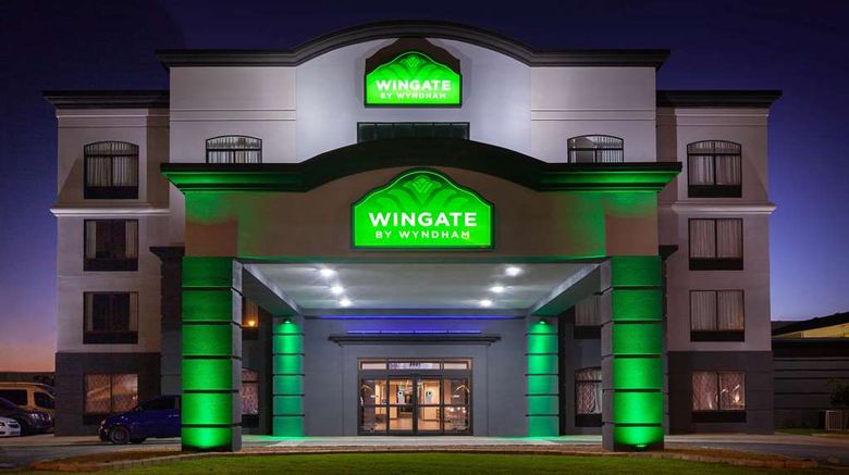 <b>Wingate by Wyndham Oklahoma City Airport Exterior</b>. Images powered by <a href="https://iceportal.shijigroup.com/" title="IcePortal" target="_blank">IcePortal</a>.