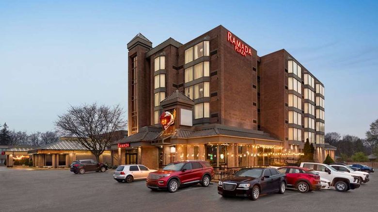 <b>Ramada Plaza Niagara Falls Exterior</b>. Images powered by <a href="https://iceportal.shijigroup.com/" title="IcePortal" target="_blank">IcePortal</a>.