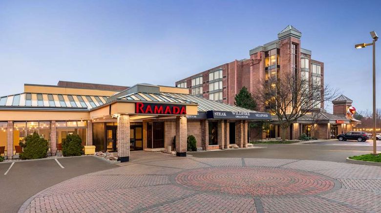 Ramada Plaza Niagara Falls Exterior. Images powered by <a href="https://iceportal.shijigroup.com" target="_blank" rel="noopener">Ice Portal</a>.