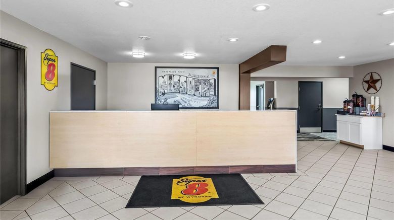 <b>Super 8 Farmington Lobby</b>. Images powered by <a href="https://iceportal.shijigroup.com/" title="IcePortal" target="_blank">IcePortal</a>.