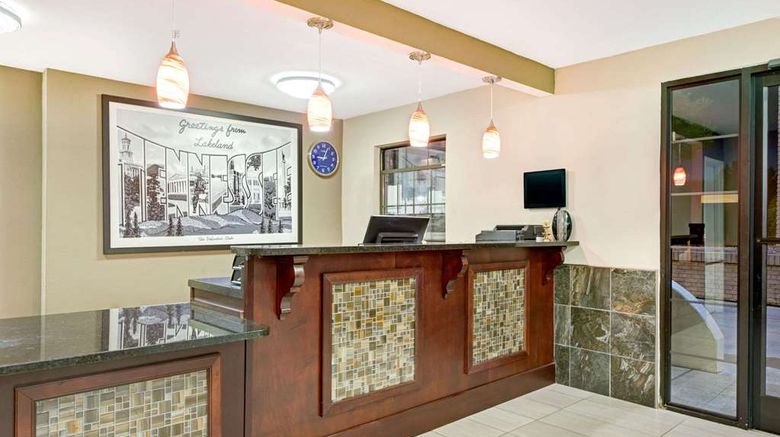 <b>Super 8 Lakeland Lobby</b>. Images powered by <a href="https://iceportal.shijigroup.com/" title="IcePortal" target="_blank">IcePortal</a>.