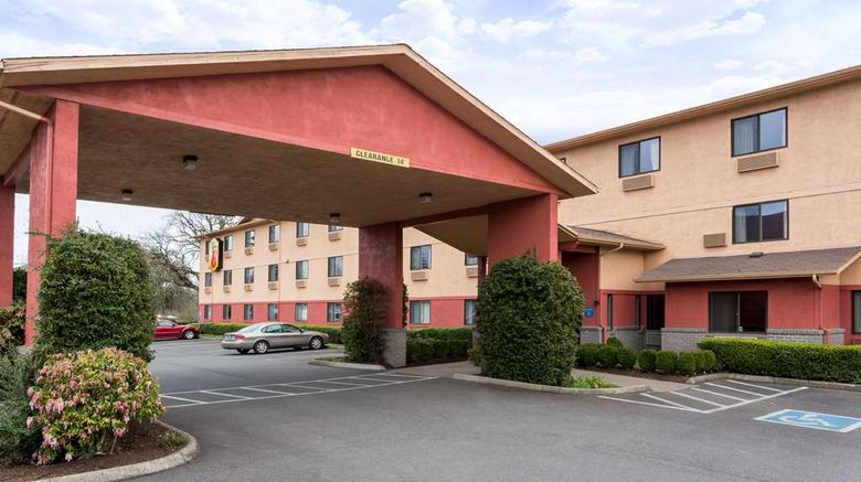 <b>Super 8 Corvallis Exterior</b>. Images powered by <a href="https://iceportal.shijigroup.com/" title="IcePortal" target="_blank">IcePortal</a>.
