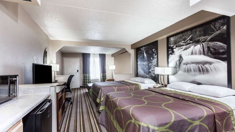<b>Super 8 Pigeon Forge-Emert St Room</b>. Images powered by <a href="https://iceportal.shijigroup.com/" title="IcePortal" target="_blank">IcePortal</a>.