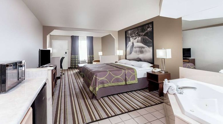 <b>Super 8 Pigeon Forge-Emert St Room</b>. Images powered by <a href="https://iceportal.shijigroup.com/" title="IcePortal" target="_blank">IcePortal</a>.