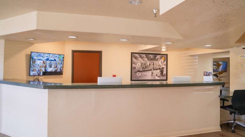 <b>Super 8 by Wyndham Yuma Lobby</b>. Images powered by <a href="https://iceportal.shijigroup.com/" title="IcePortal" target="_blank">IcePortal</a>.