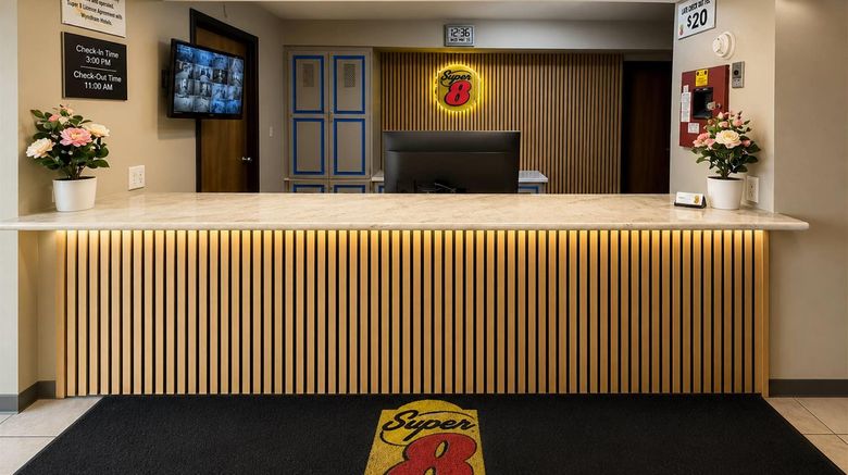 <b>Super 8 Warrenton Lobby</b>. Images powered by <a href="https://iceportal.shijigroup.com/" title="IcePortal" target="_blank">IcePortal</a>.