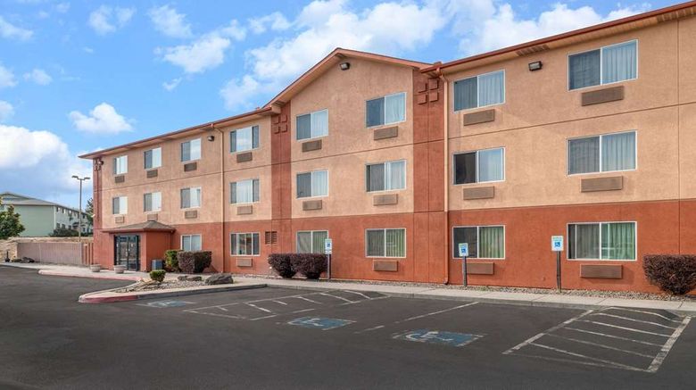 <b>Super 8 The Dalles Exterior</b>. Images powered by <a href="https://iceportal.shijigroup.com/" title="IcePortal" target="_blank">IcePortal</a>.