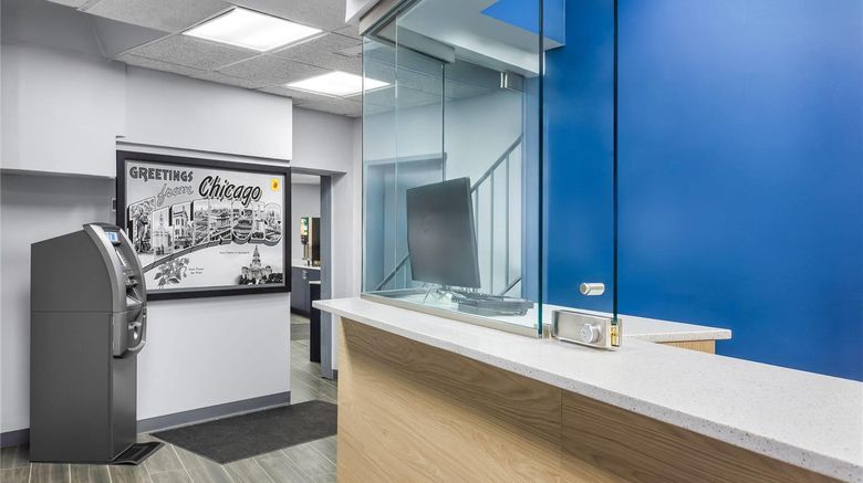 <b>Super 8 Chicago Lobby</b>. Images powered by <a href="https://iceportal.shijigroup.com/" title="IcePortal" target="_blank">IcePortal</a>.