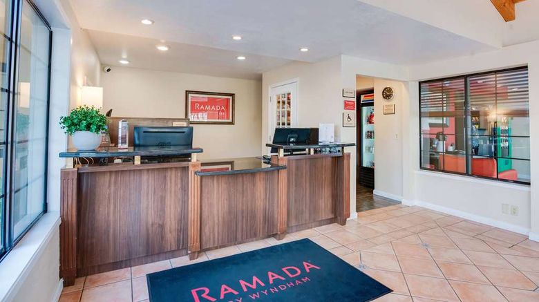 <b>Ramada by Wyndham Mountain View Lobby</b>. Images powered by <a href="https://iceportal.shijigroup.com/" title="IcePortal" target="_blank">IcePortal</a>.