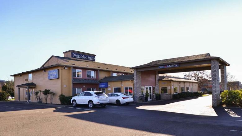 Travelodge Suites Newberg Exterior. Images powered by <a href="https://iceportal.shijigroup.com" target="_blank" rel="noopener">Ice Portal</a>.