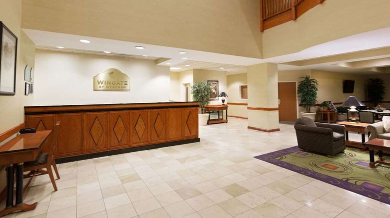 <b>Wingate by Wyndham Charlotte Arpt I-85 Lobby</b>. Images powered by <a href="https://iceportal.shijigroup.com/" title="IcePortal" target="_blank">IcePortal</a>.