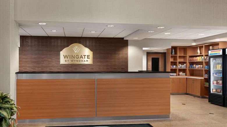 <b>Wingate by Wyndham Wilmington Lobby</b>. Images powered by <a href="https://iceportal.shijigroup.com/" title="IcePortal" target="_blank">IcePortal</a>.