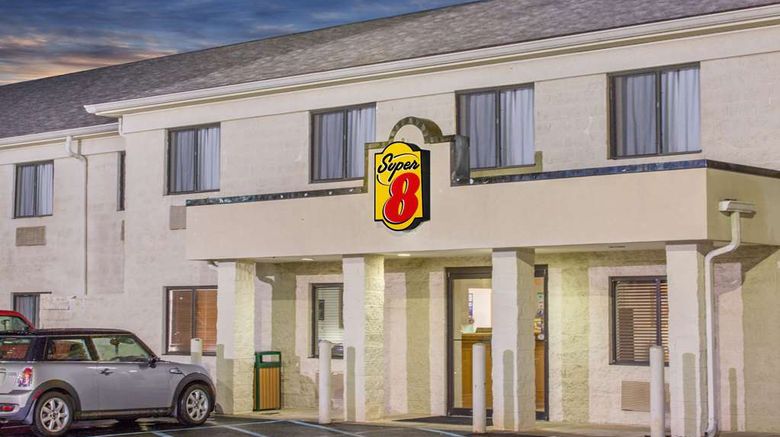 Super 8 Bedford Exterior. Images powered by <a href="https://iceportal.shijigroup.com" target="_blank" rel="noopener">Ice Portal</a>.