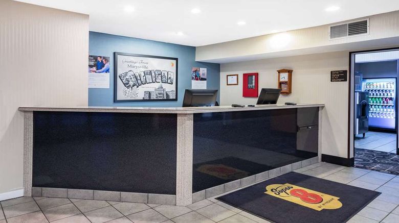 <b>Super 8 Marysville/Port Huron Area Lobby</b>. Images powered by <a href="https://iceportal.shijigroup.com/" title="IcePortal" target="_blank">IcePortal</a>.