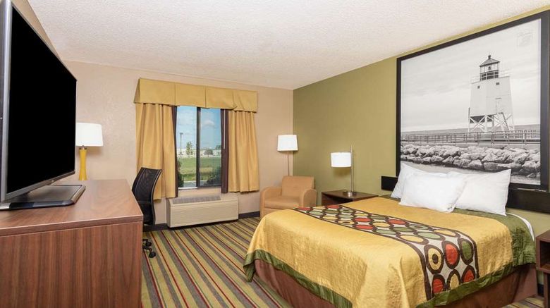 <b>Super 8 Goshen Room</b>. Images powered by <a href="https://iceportal.shijigroup.com/" title="IcePortal" target="_blank">IcePortal</a>.