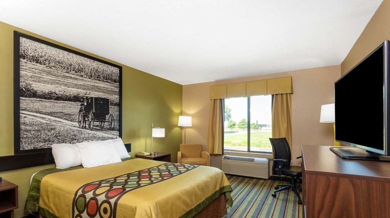 <b>Super 8 Goshen Room</b>. Images powered by <a href="https://iceportal.shijigroup.com/" title="IcePortal" target="_blank">IcePortal</a>.