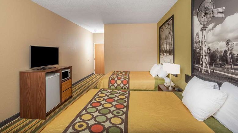 <b>Super 8 Goshen Room</b>. Images powered by <a href="https://iceportal.shijigroup.com/" title="IcePortal" target="_blank">IcePortal</a>.