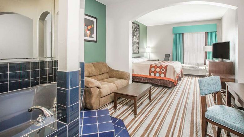 <b>Super 8 Port Arthur/Nederland Area Room</b>. Images powered by <a href="https://iceportal.shijigroup.com/" title="IcePortal" target="_blank">IcePortal</a>.