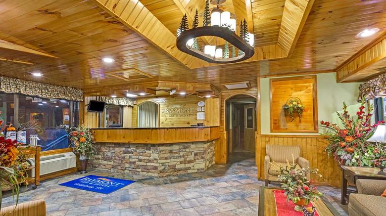 <b>Baymont Inn & Suites on the River Lobby</b>. Images powered by <a href="https://iceportal.shijigroup.com/" title="IcePortal" target="_blank">IcePortal</a>.