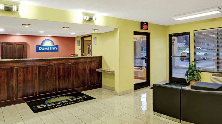 <b>Days Inn Conover/Hickory Lobby</b>. Images powered by <a href="https://iceportal.shijigroup.com/" title="IcePortal" target="_blank">IcePortal</a>.