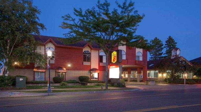 <b>Super 8 Macknaw City/Beachfront Area Exterior</b>. Images powered by <a href="https://iceportal.shijigroup.com/" title="IcePortal" target="_blank">IcePortal</a>.